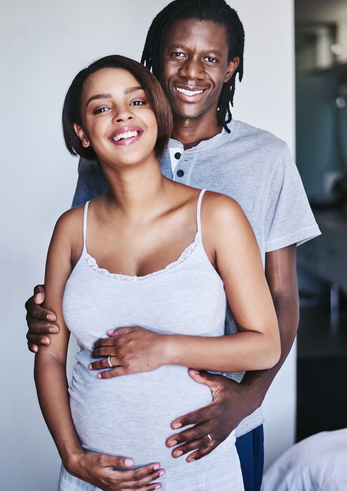 Comprehensive women's healthcare - Happy couple portrait pregnancy